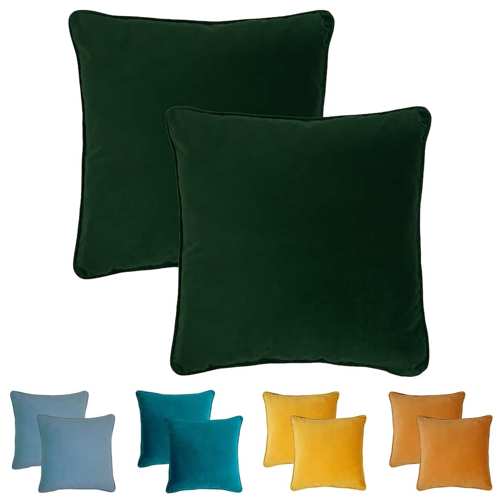 Sherry Kline Glendon Velvet 20-inch Pillows (Set of 2)