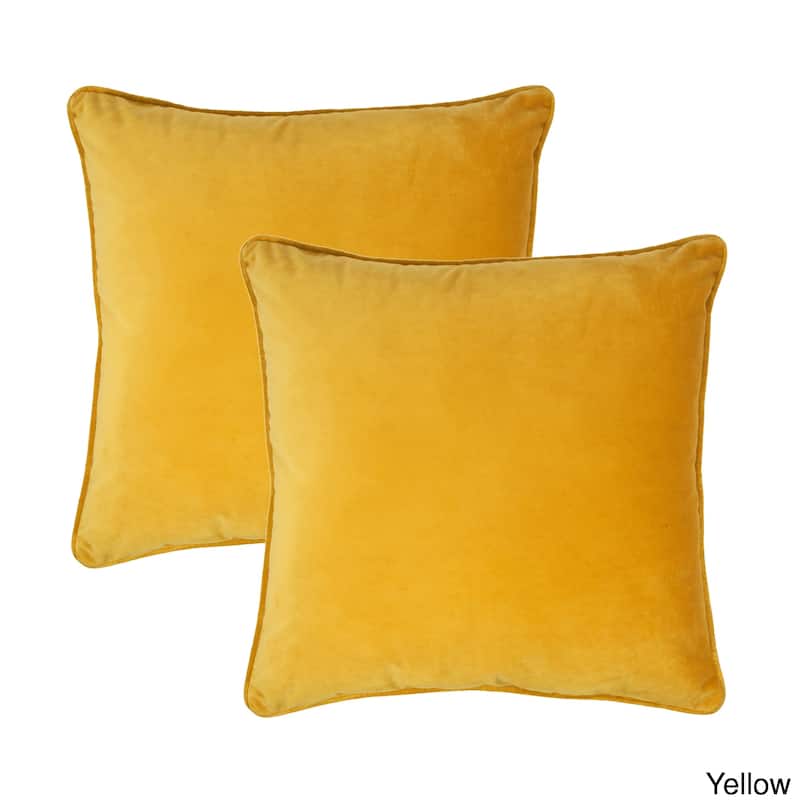 Sherry Kline Glendon Velvet 20-inch Pillows (Set of 2)