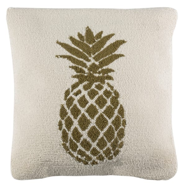 Shop Safavieh Pure Pineapple Decorative Pillow Gold White On