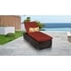 preview thumbnail 20 of 23, Venice Chaise Outdoor Wicker Patio Furniture Red