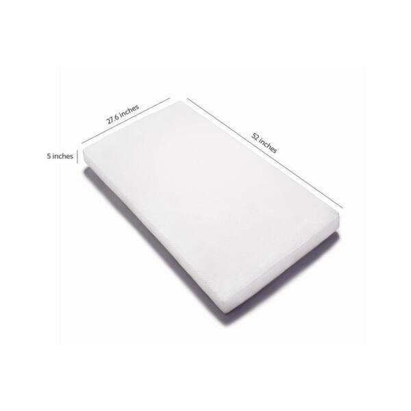 Graco Premium Foam Crib And Toddler Mattress White Ships Compressed In Lightweight Box White As Is Item Overstock Graco Premium Foam Crib And Toddler Mattress White Ships Compressed In Lightweight Box White As Is Item Overstock