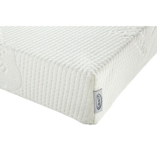 Graco 5 Inch Crib and Toddler Mattress with Water-Resistant, Removable Outer Cover (White) - Off White