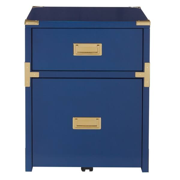 Osp Home Furnishings Wellington 2 Drawer File Cabinet Overstock 23592309 Blue