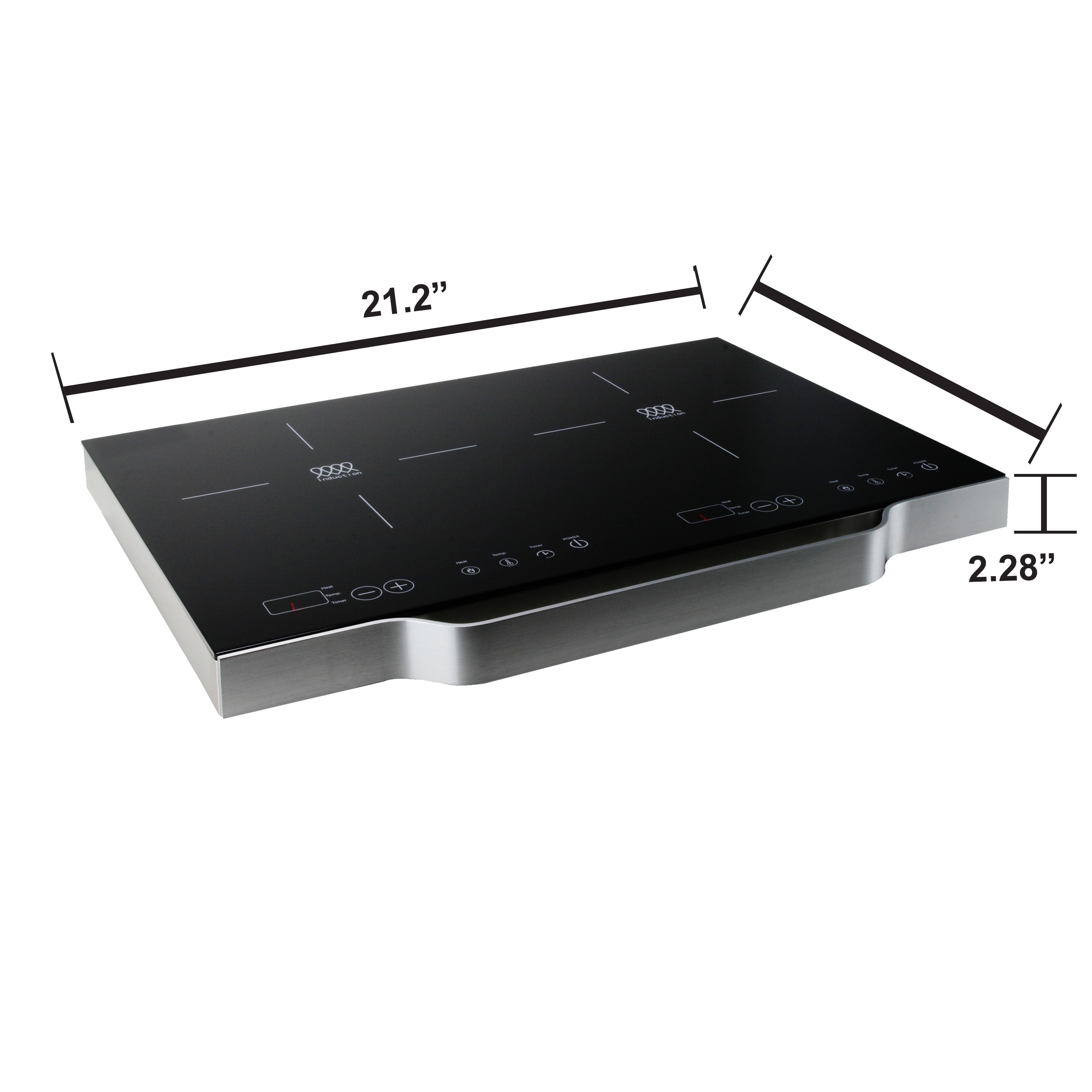 Shop Equator Dual Burner Portable Induction Cook Top Free