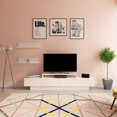 Buy White Reclaimed Wood Tv Stands Entertainment Centers Online At Overstock Our Best Living Room Furniture Deals