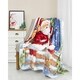 preview thumbnail 1 of 0, Christmas Throw 50X60 Santa At The Door Ultra Soft - Multi-color
