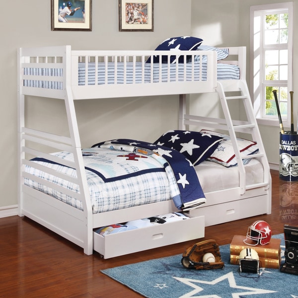 overstock twin over full bunk bed