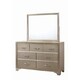 preview thumbnail 4 of 2, Silver Orchid Arcaro Transitional Champagne 4-piece Bedroom Set