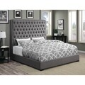 Strick & Bolton Nellie Grey Upholstered Bed