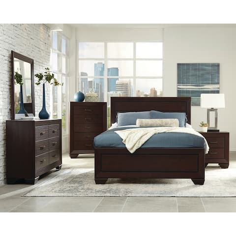Strick & Bolton Dulah Dark Cocoa 4-piece Bedroom Set