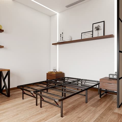 Size King Metal Frames Online At Our Best Bedroom Osleep Platform 14 Inch Heavy Duty Metal Bed Frame Mattress Foundation