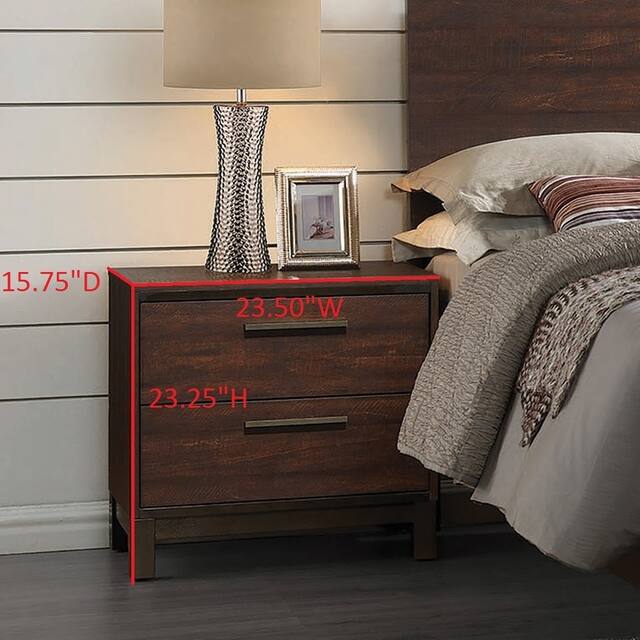 Carbon Loft Mason Rustic Nightstand Overstock.ca