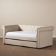 preview thumbnail 18 of 16, Taylor & Olive Cattail Upholstered Trundle Daybed