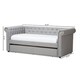 preview thumbnail 8 of 16, Taylor & Olive Cattail Upholstered Trundle Daybed