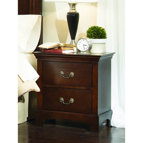 Copper Grove Campanula Brown Nightstand