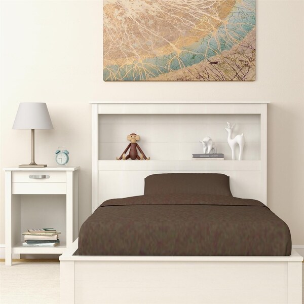 Shop Taylor & Olive Nimrod Twin Storage Headboard Free Shipping Today