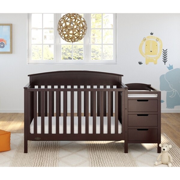 cot with change table attached