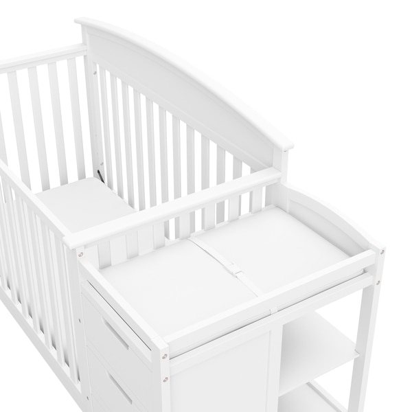 graco convertible crib with changing table