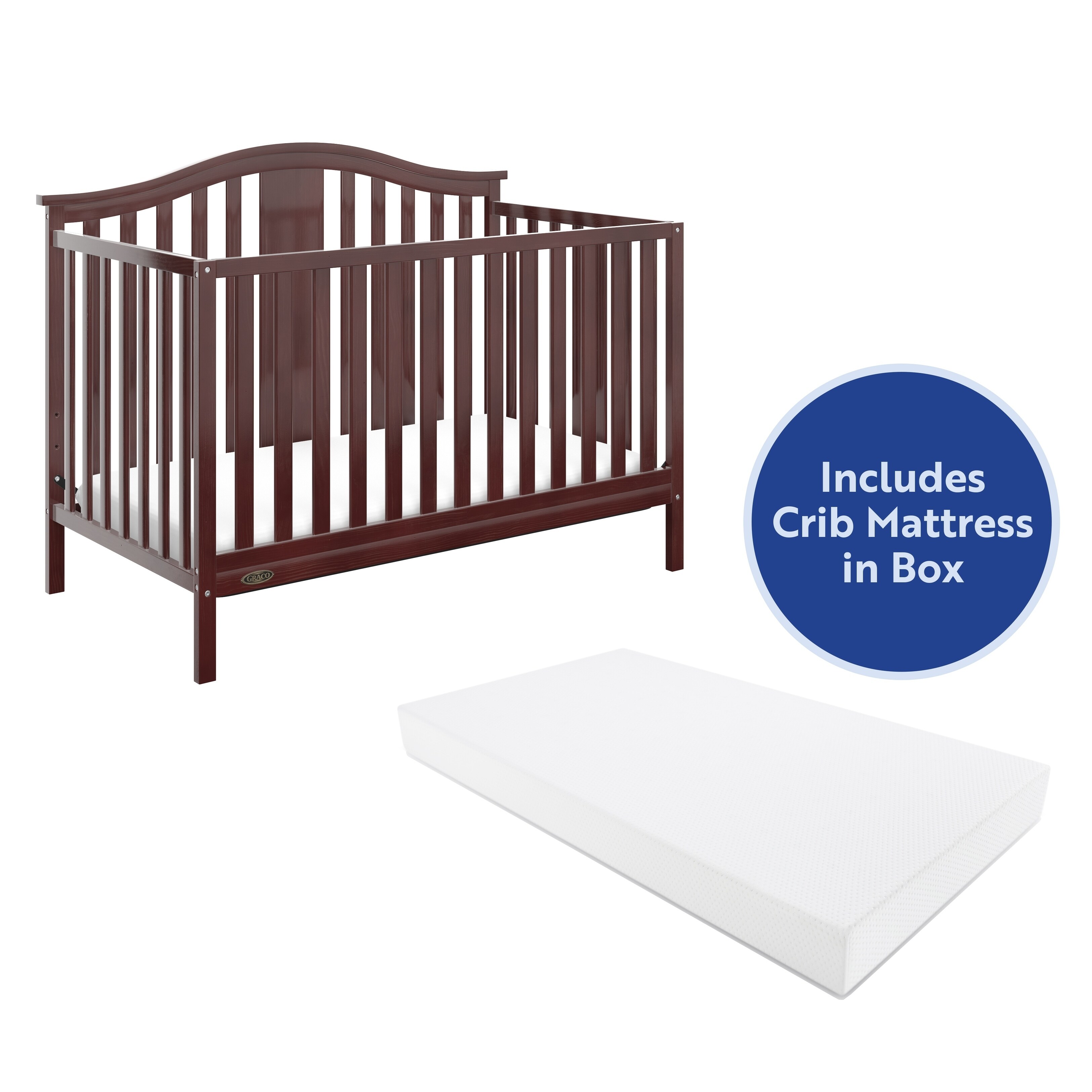 Shop Graco Solano 4 In 1 Convertible Crib With Bonus Mattress