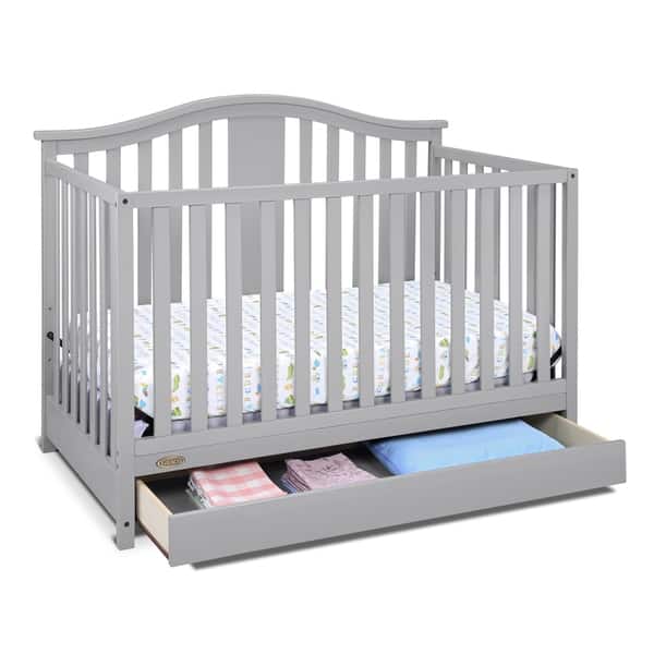 Shop Graco Solano 4 In 1 Convertible Crib With Drawer Converts