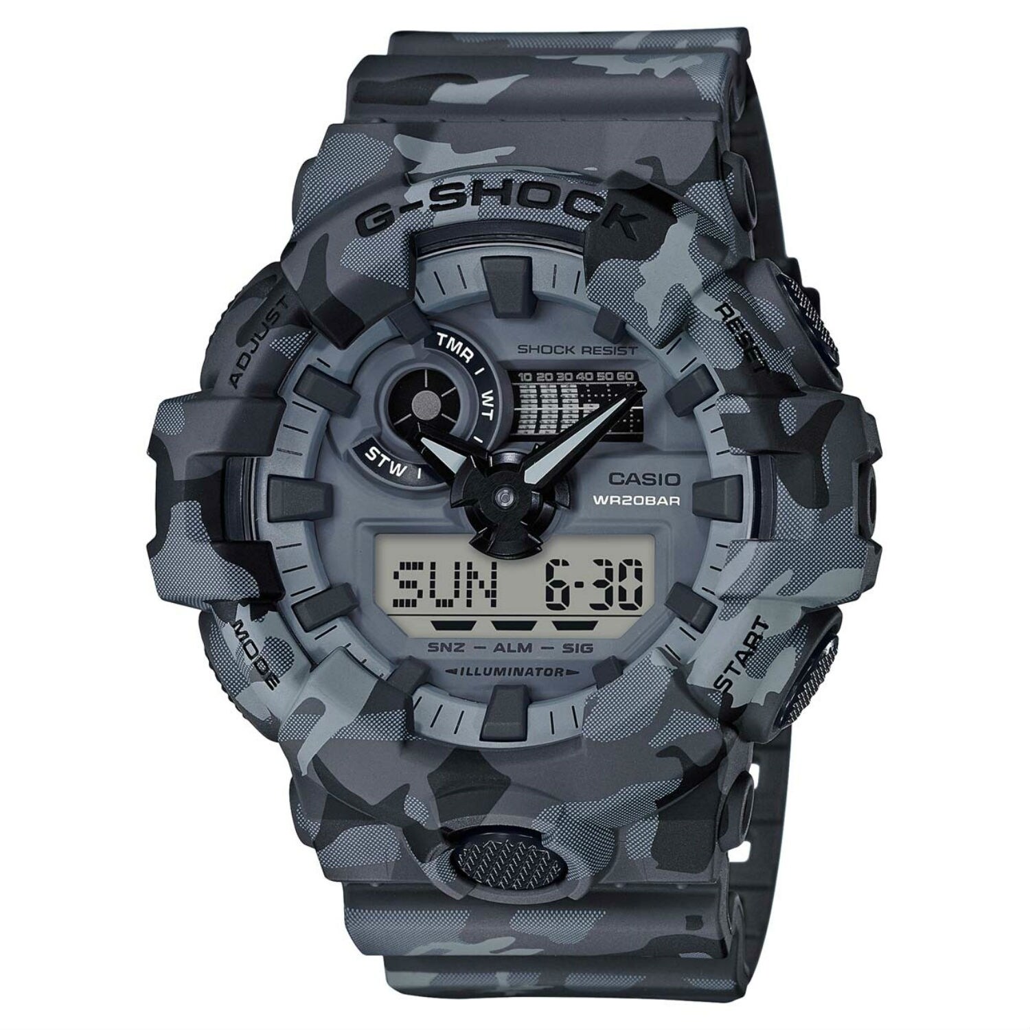 Casio Men S Ga700cm 8a G Shock Grey Resin Watch On Sale Overstock