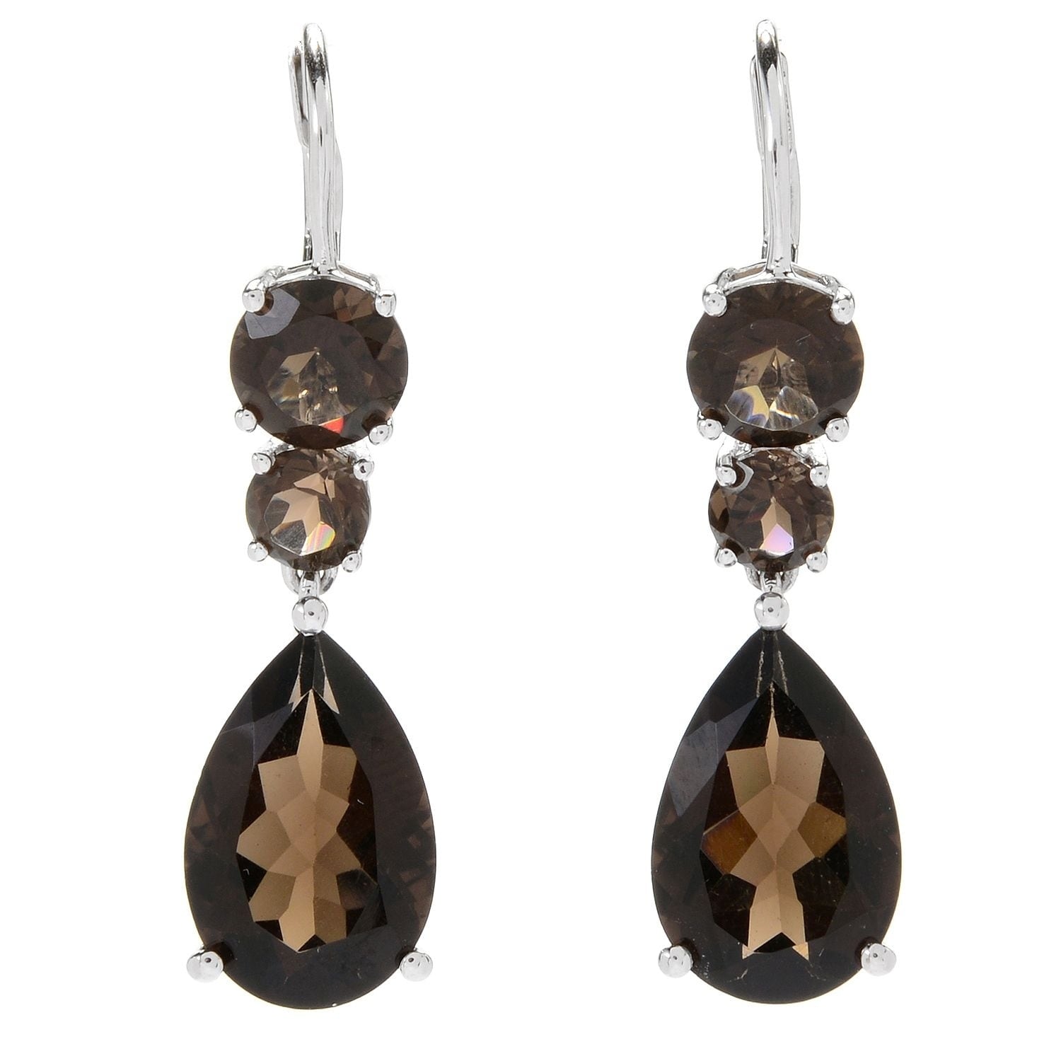 Smoky Quartz Gemstone Earring