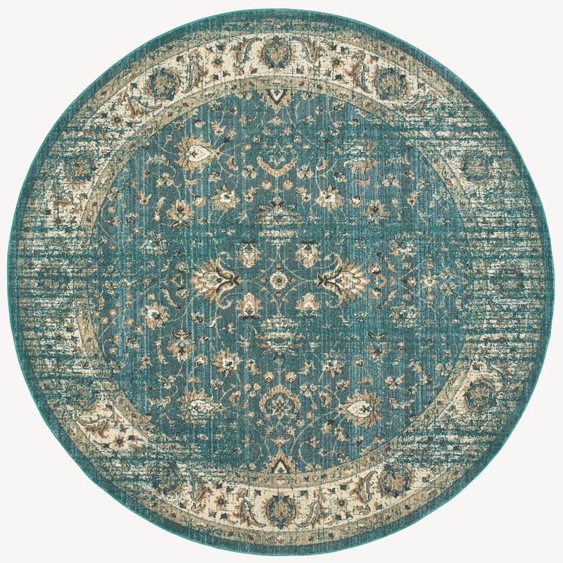 Style Haven Echo Arabesque Distressed Traditional Area Rug