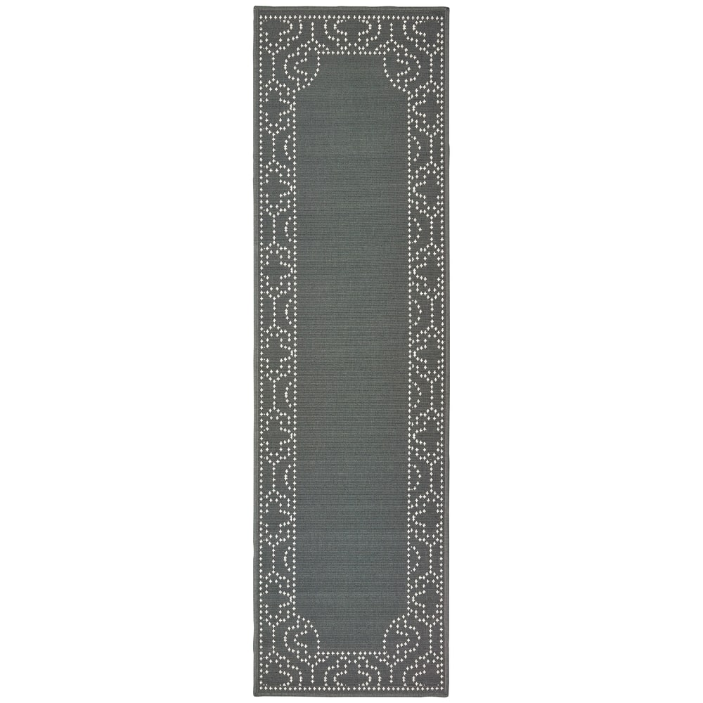 Style Haven Marianna Border Loop Pile Indoor Outdoor Area Rug