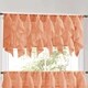 preview thumbnail 6 of 5, Sweet Home Collection Spice Vertical Ruffled Waterfall Valance and Curtain Tiers