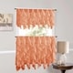 preview thumbnail 1 of 5, Sweet Home Collection Spice Vertical Ruffled Waterfall Valance and Curtain Tiers