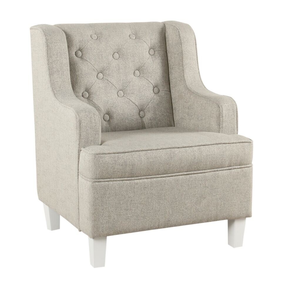 Shop Homepop Kids Tufted Wingback Chair Textured Stain Resistant