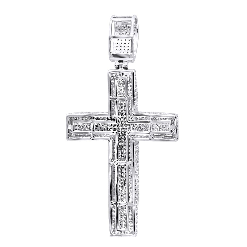 Iced out cross pendant mens Clearance