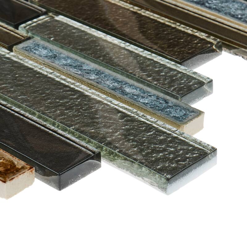 Daltile Crystal Shores Random Interlocking Mosaic (10 PCS Per Carton) (9.70 SQFT Per Carton) - 14.25 x 11.75