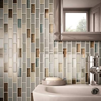 Daltile Crystal Shores Random Interlocking Mosaic (10 PCS Per Carton) (9.70 SQFT Per Carton) - 14.25 x 11.75