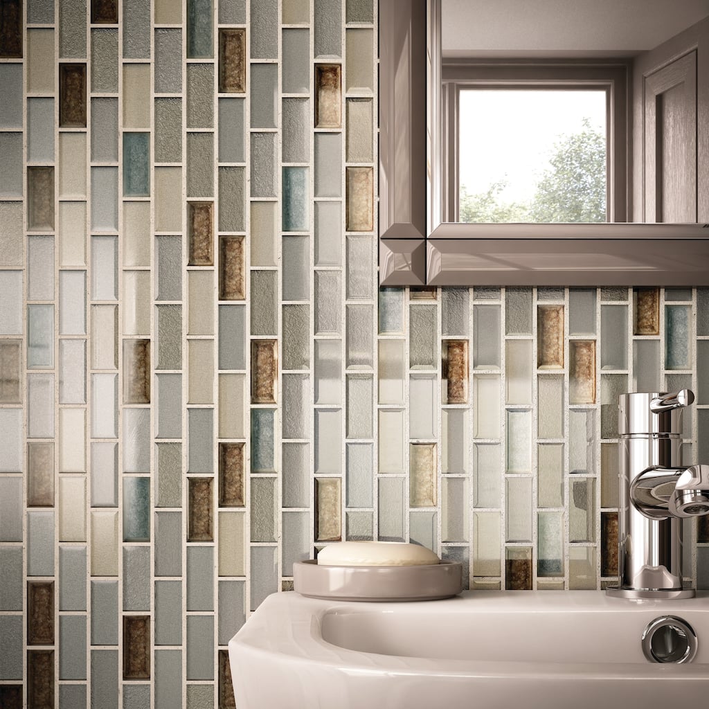 Daltile Crystal Shores Random Interlocking Mosaic (10 PCS Per Carton) (9.70 SQFT Per Carton) - 14.25 x 11.75