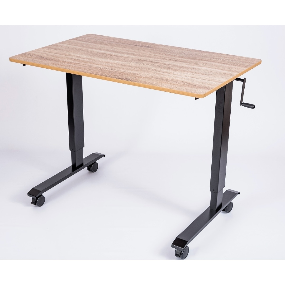 Shop Luxor Standcf48 Bk Wo 48 High Speed Crank Adjustable Desk