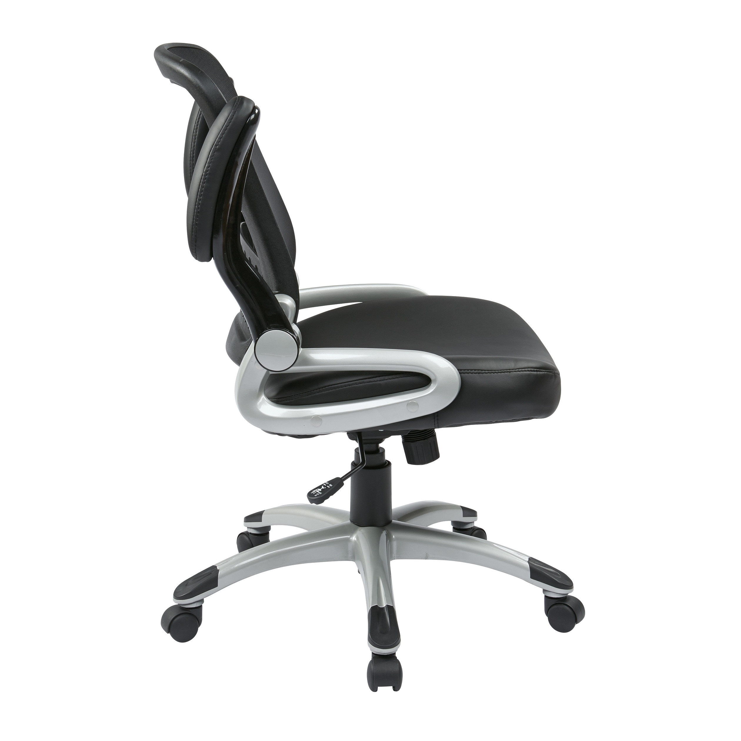 work smart ventilated polyester manager chair