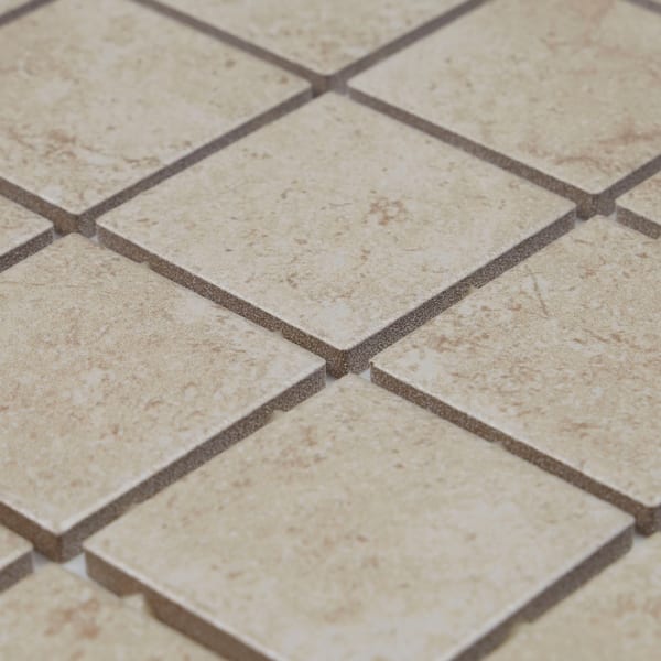 slide 2 of 3, Large Chevron Mosaic Honed Fusion Gris - 12.25 x 21.5