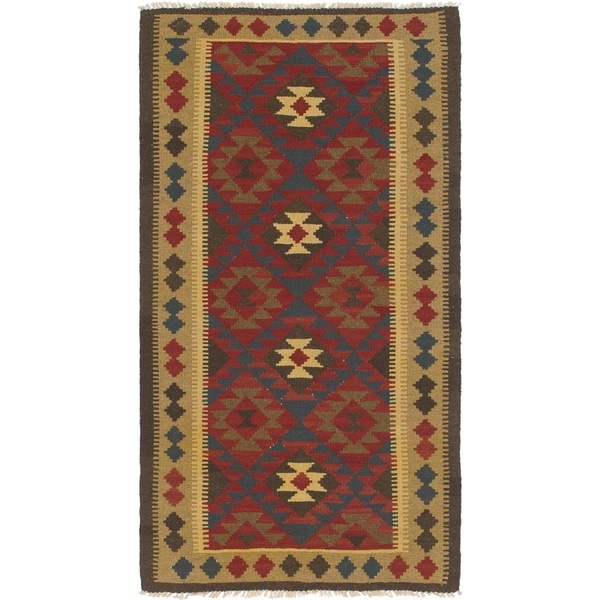 RugsTC 2'0 x 3'0 Chobi Ziegler Area Rug Made Using Vegetable Dyes with Wool Pile a 2x3 Rectangular Double Knot Rug 100% Original Hand-Knotted in Red,White,Gold Colors RugsTC 2'0 x 3'0 Chobi Ziegler Area Rug Made Using Vegetable Dyes with Wool Pile a 2x3 Rectangular Double Knot Rug 100% Original Hand-Knotted in Red,White,Gold Colors