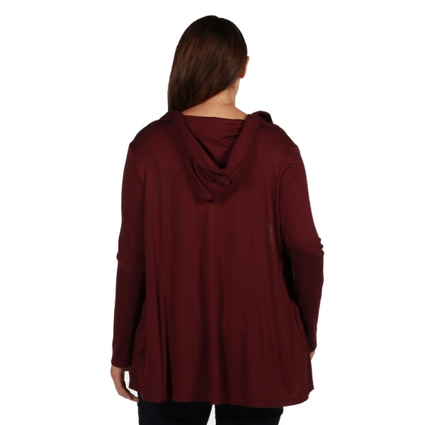 plus size lightweight hoodie