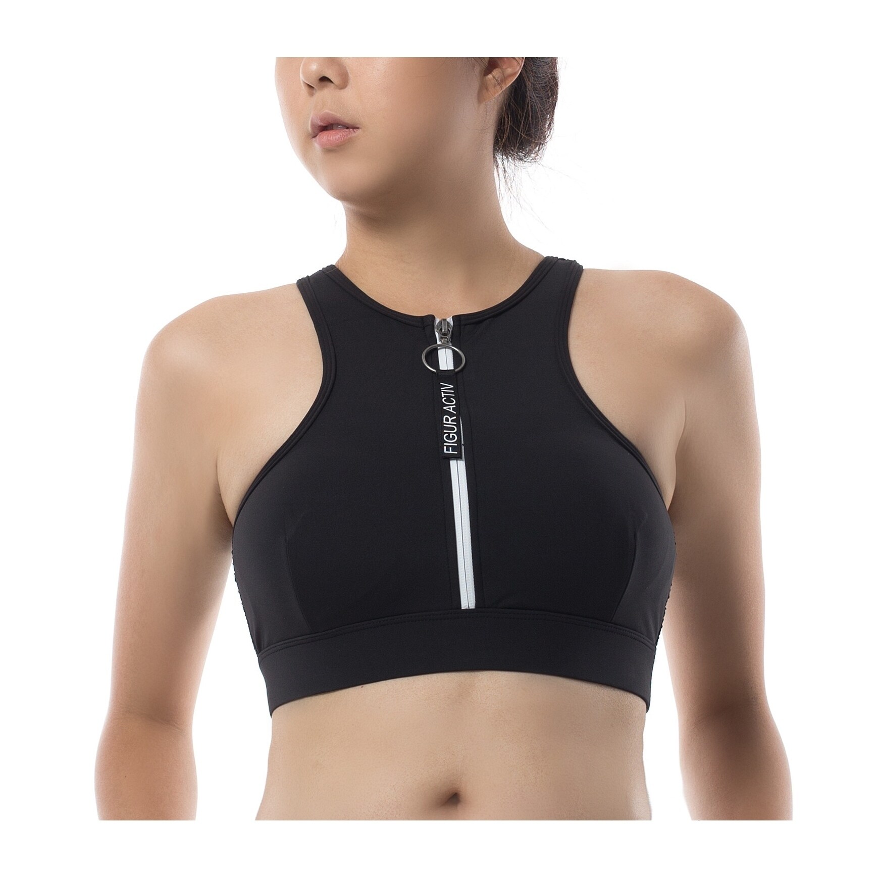 halter style sports bra