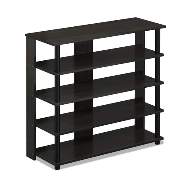 Shop Black Friday Deals On Porch Den Astor 5 Tier Wide Shoe Rack N A Overstock 23613951 Espresso Assembly Required 4