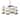 Justice Design Clouds Laguna 4-light Dark Bronze LED Outdoor Chandelier, Clouds Shade