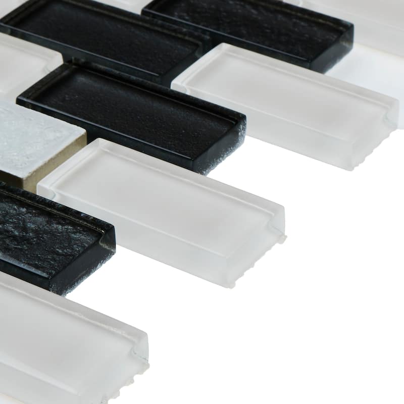 Daltile Crystal Shores 2'' x 1'' Brick-Joint Mosaic Tile (10 PCS Per Carton) (9.70 SQFT Per Carton)
