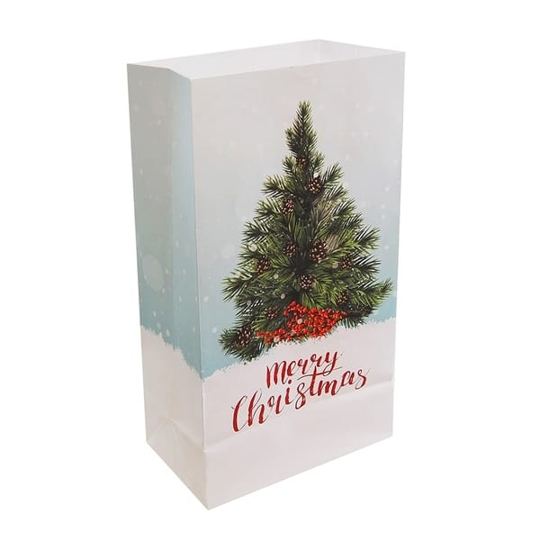 Shop Holiday Tree Luminaria Bags 24ct Free Shipping On Orders