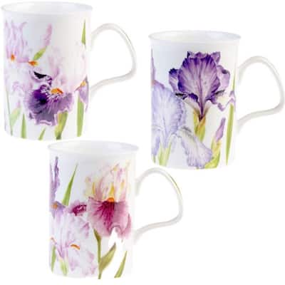 Roy Kirkham Mugs (Set of 6) - Iris, Lancaster Shape