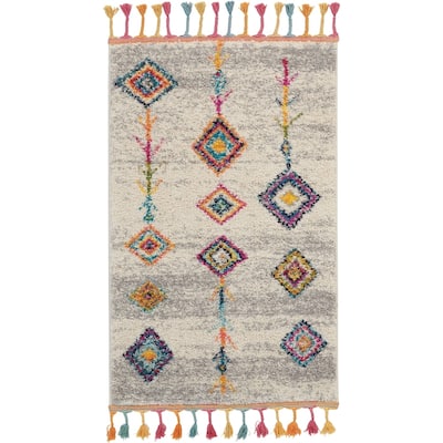 Nourison Moroccan Casbah Tribal Tassel Area Rug