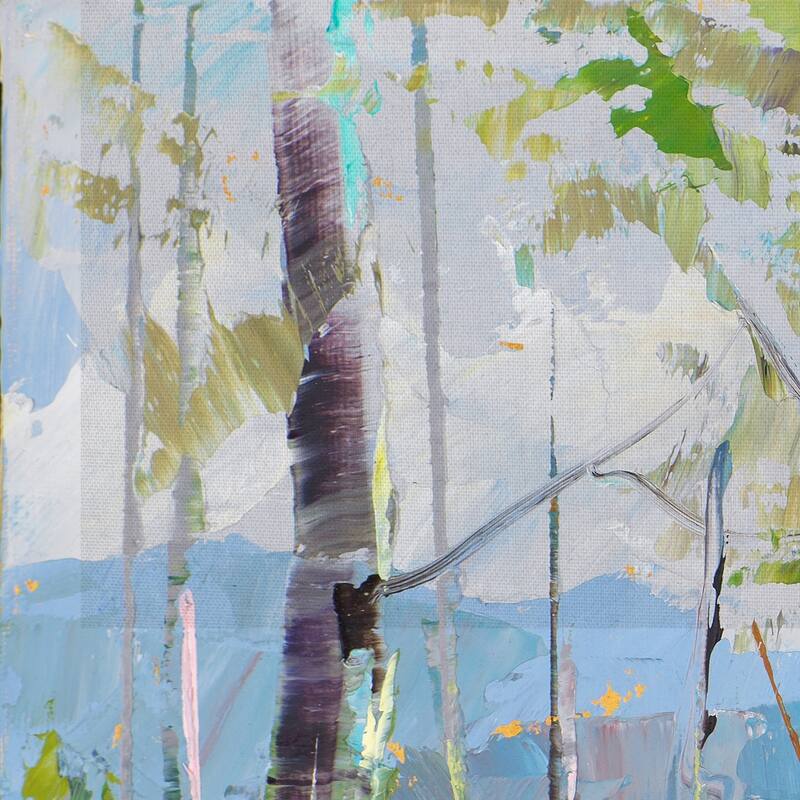 Masterpiece Art Gallery Spring Greens Forest By Dean Bradshaw Canvas Art Print