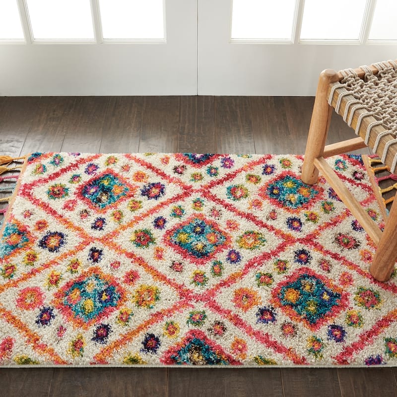 Nourison Moroccan Casbah Tassel Bohemian Area Rug