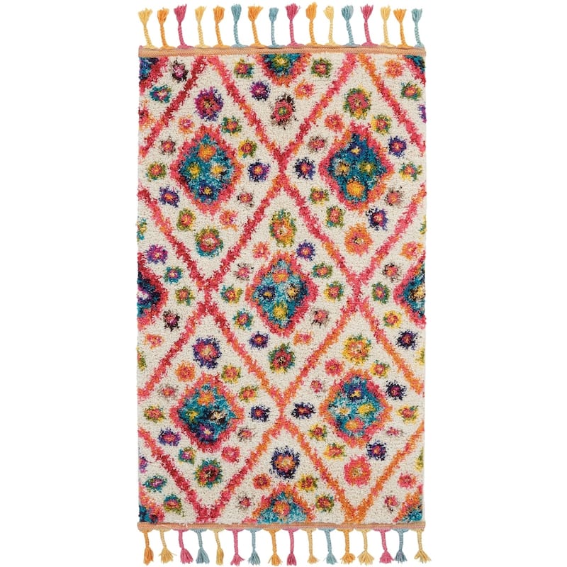 Nourison Moroccan Casbah Tassel Bohemian Area Rug